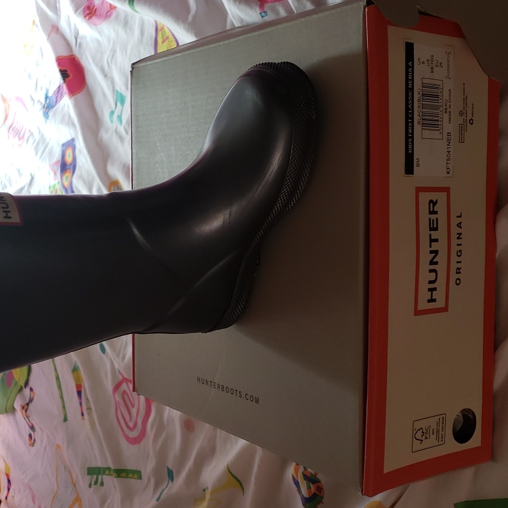 Hunter Rain boots size 8 toddler